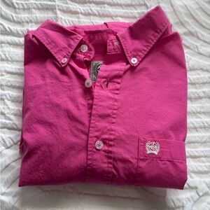 Cinch Kids Pink Button Down Shirt